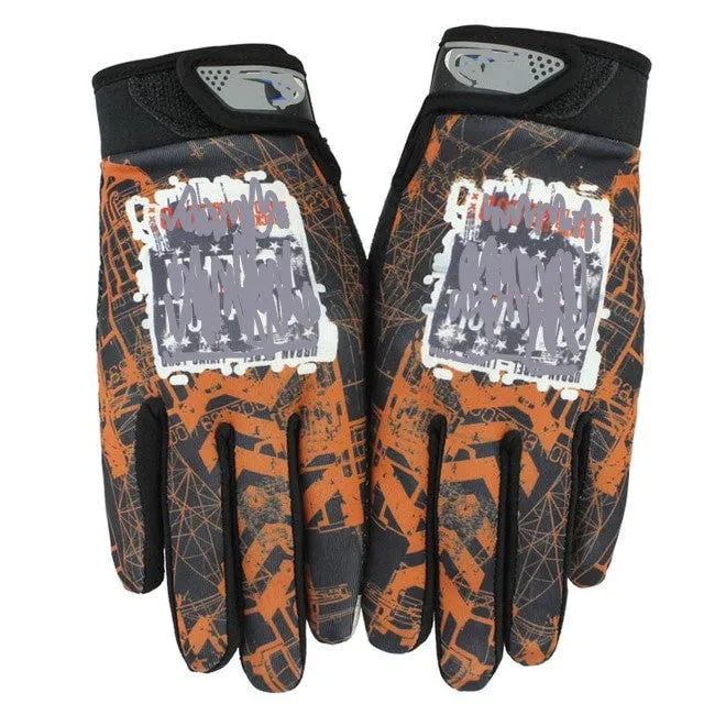 Cycling Gloves Waterproof, Inner Fleece, Long Wrist, Touchpad Tips