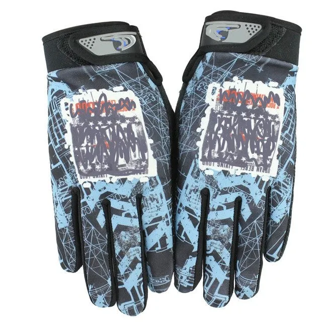 Cycling Gloves Waterproof, Inner Fleece, Long Wrist, Touchpad Tips