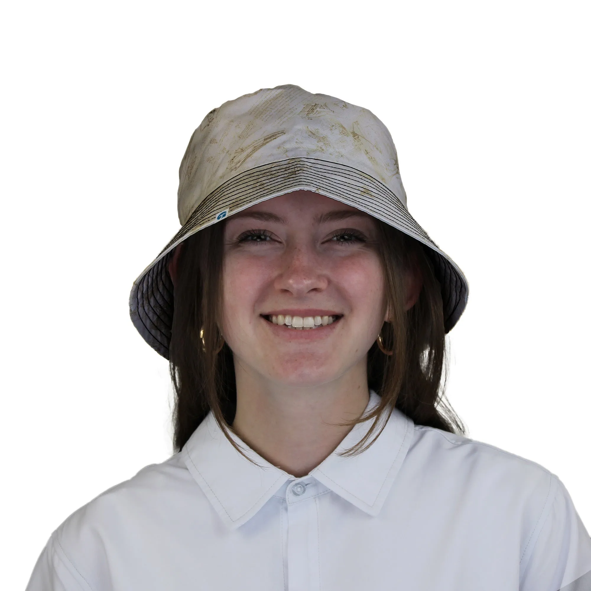 Da Vinci Mechanical Marvels Bucket Hat