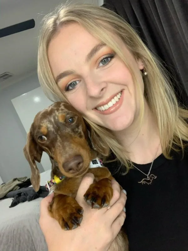Dachshund Silhouette Necklace