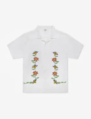 Dahlia Short Sleeve Short - Vintage White