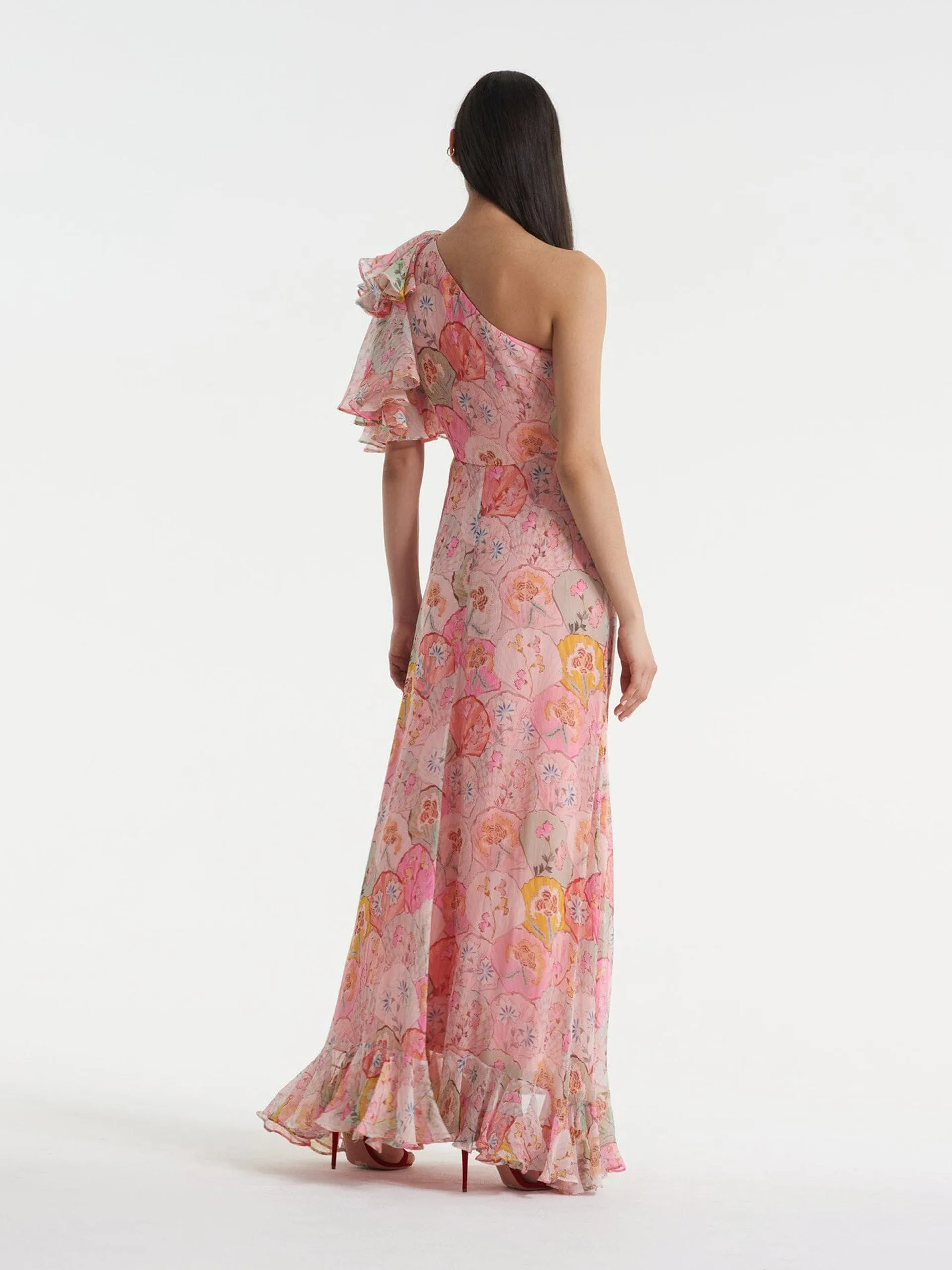Danielle dress in Atlantis fuchsia