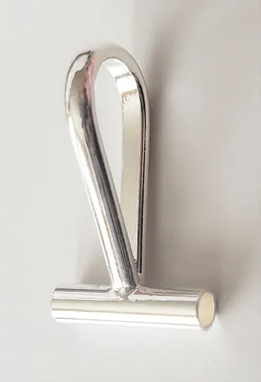 Danish NE From Chalcedony Sterling Modernist Brooch & Earring SET 1940s/50s