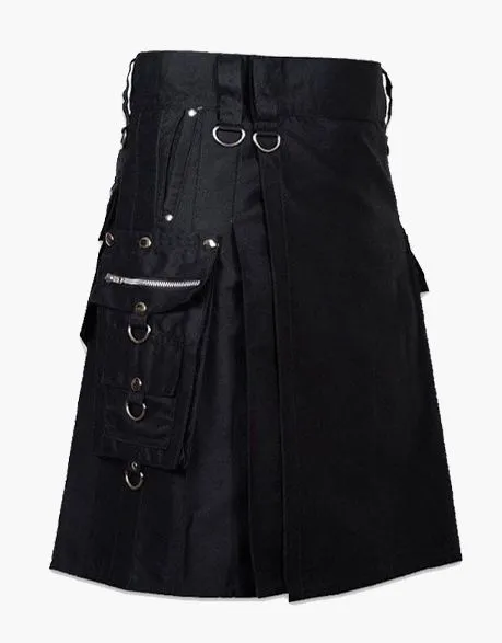 Dark Gothic Gothic Punk Rock Utility Kilt