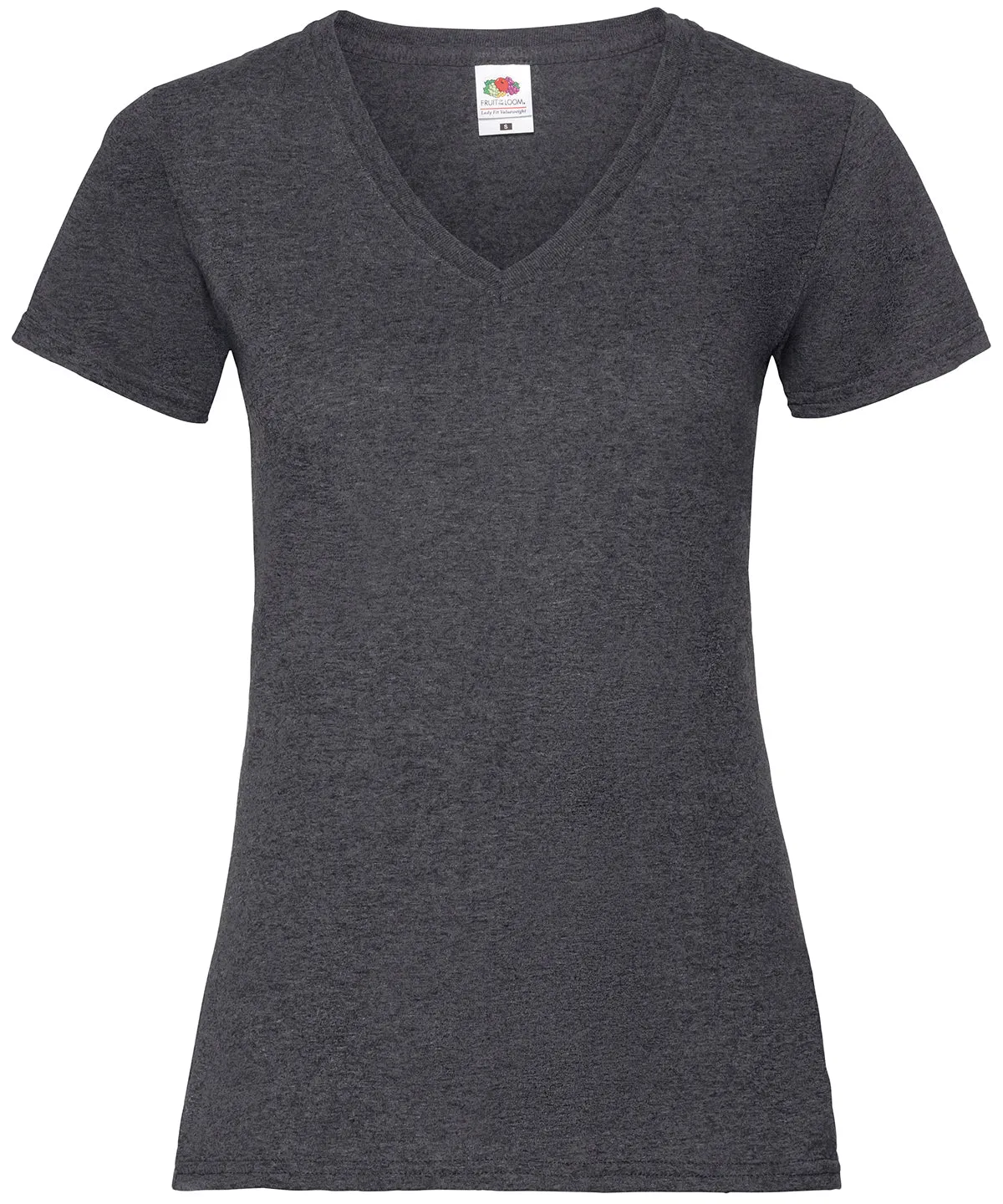 Dark Heather Grey - Women's valueweight v-neck T