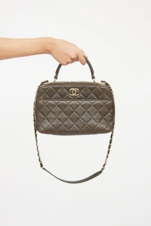 Dark Khaki Trendy CC Bowling Bag