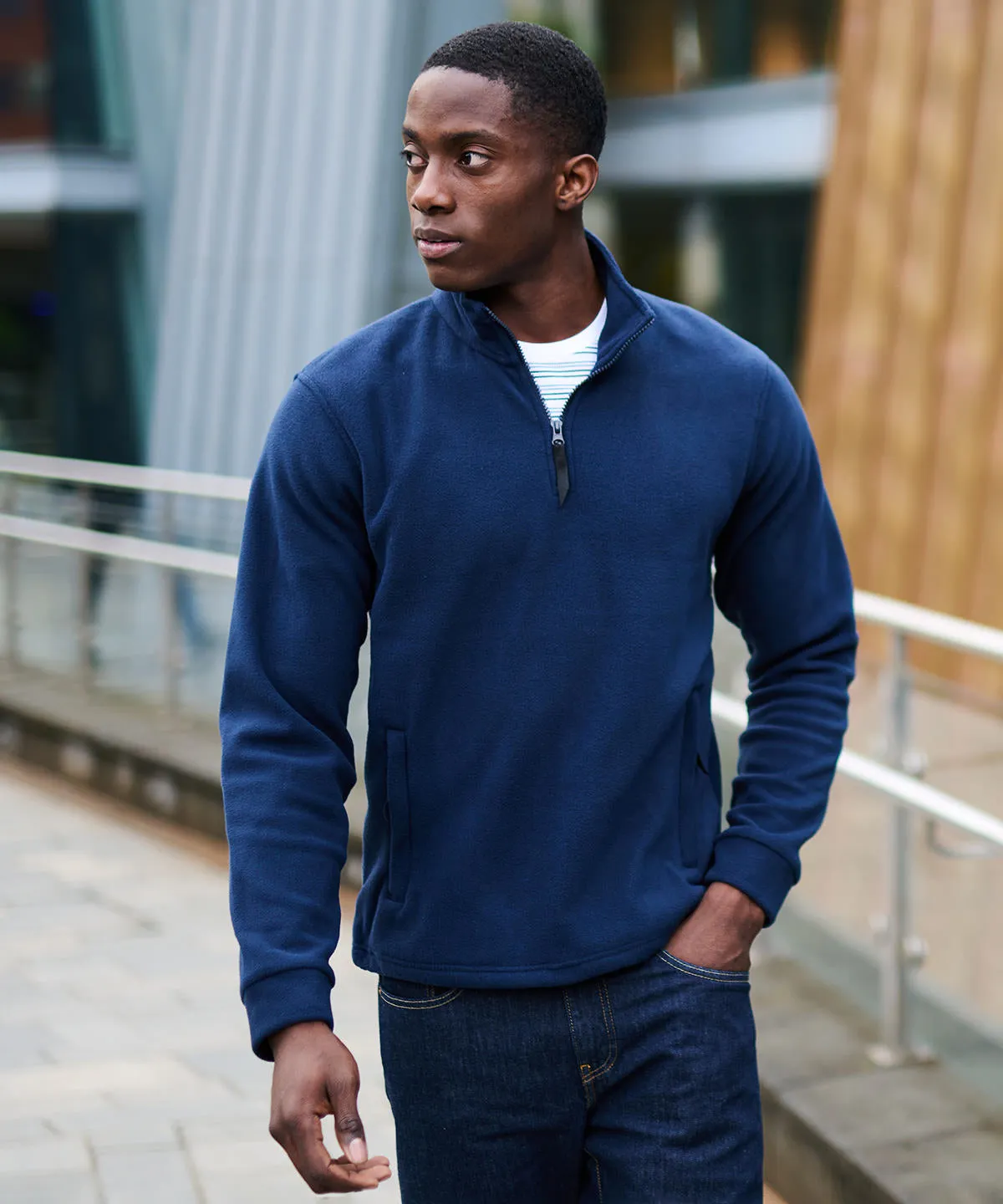 Dark Navy - Overhead fleece