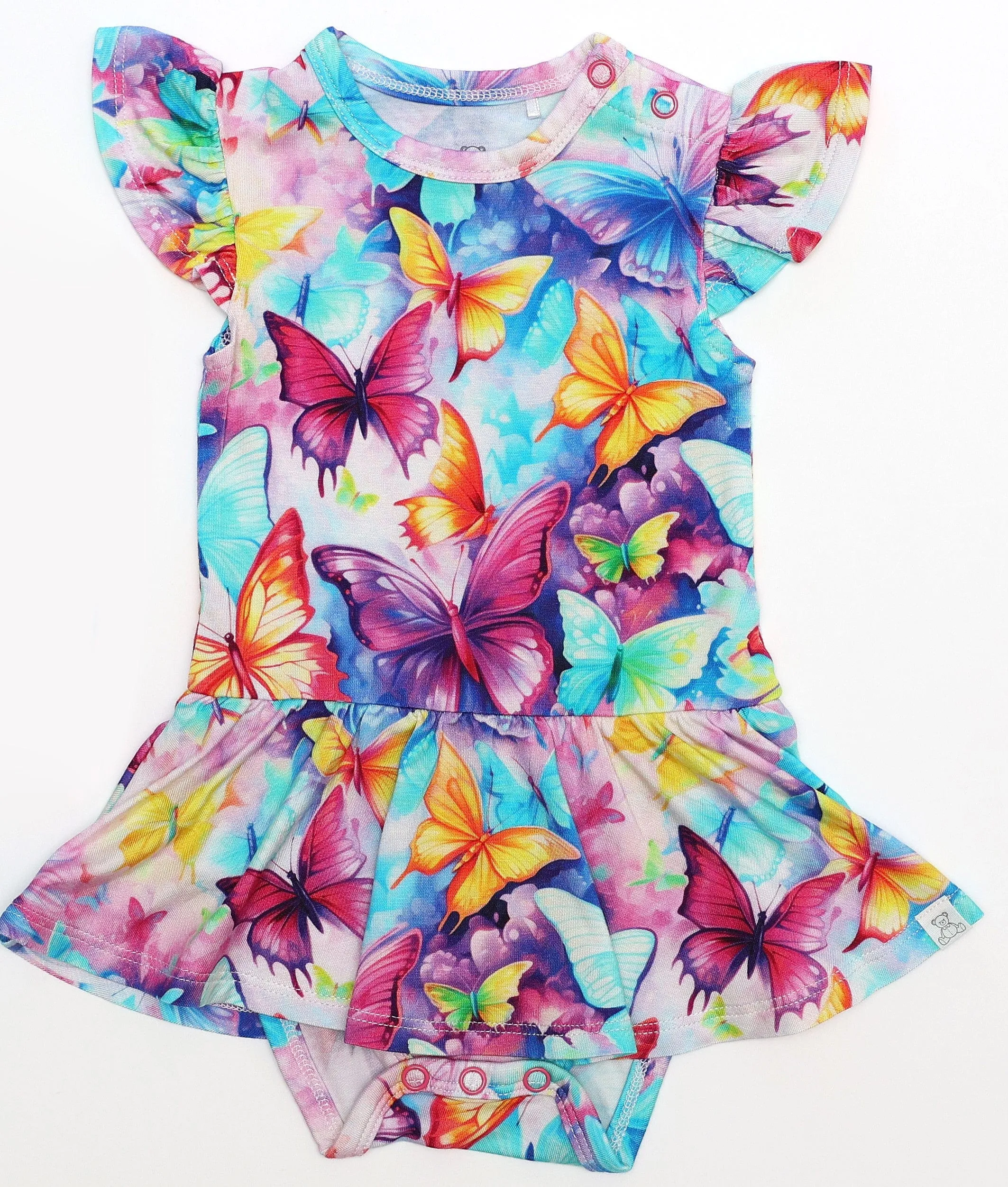 Day Dreams Brilliant Butterflies - Twirl Skirt Bodysuit