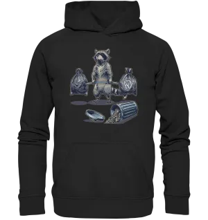Deadlifting Raccoon Hoodie (EU)