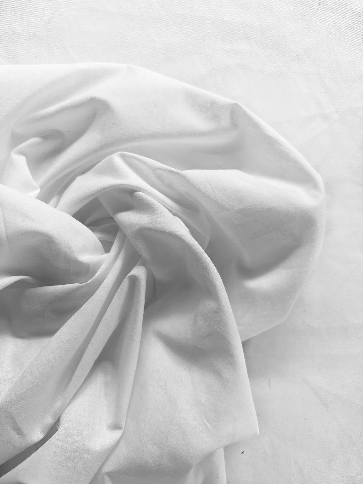 Deadstock White Cotton Batiste
