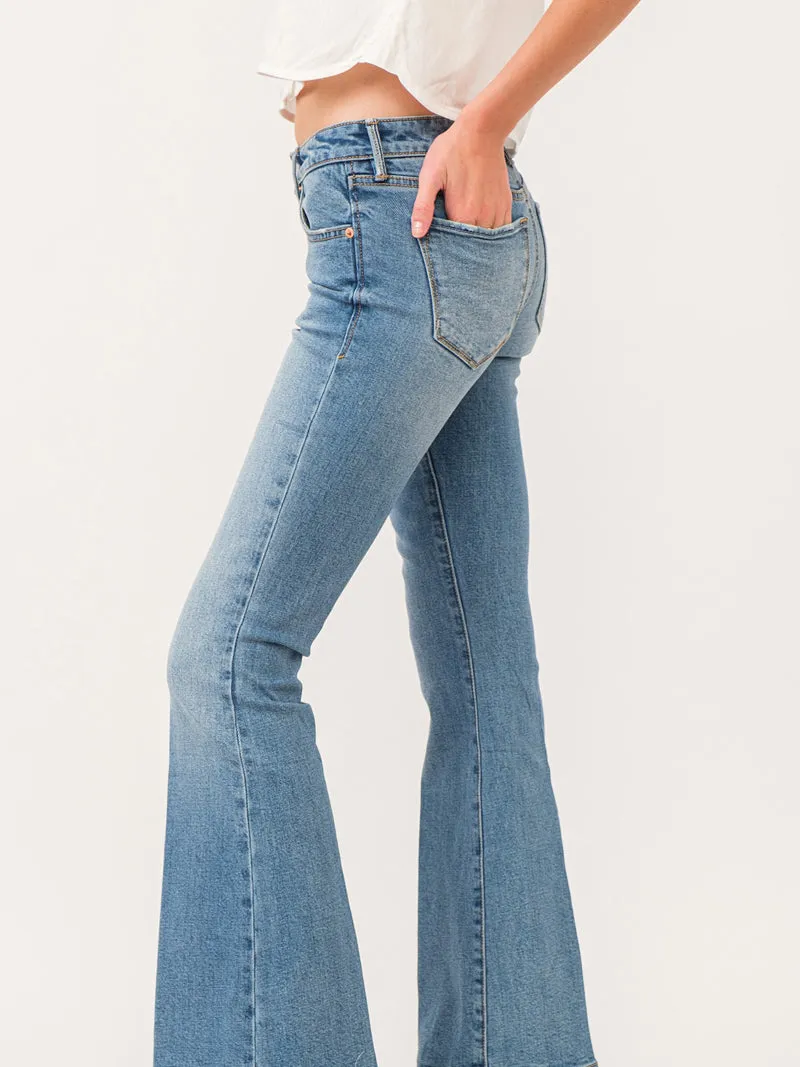 Dear John Rosie Low Rise Kick Crop Denim - Collister
