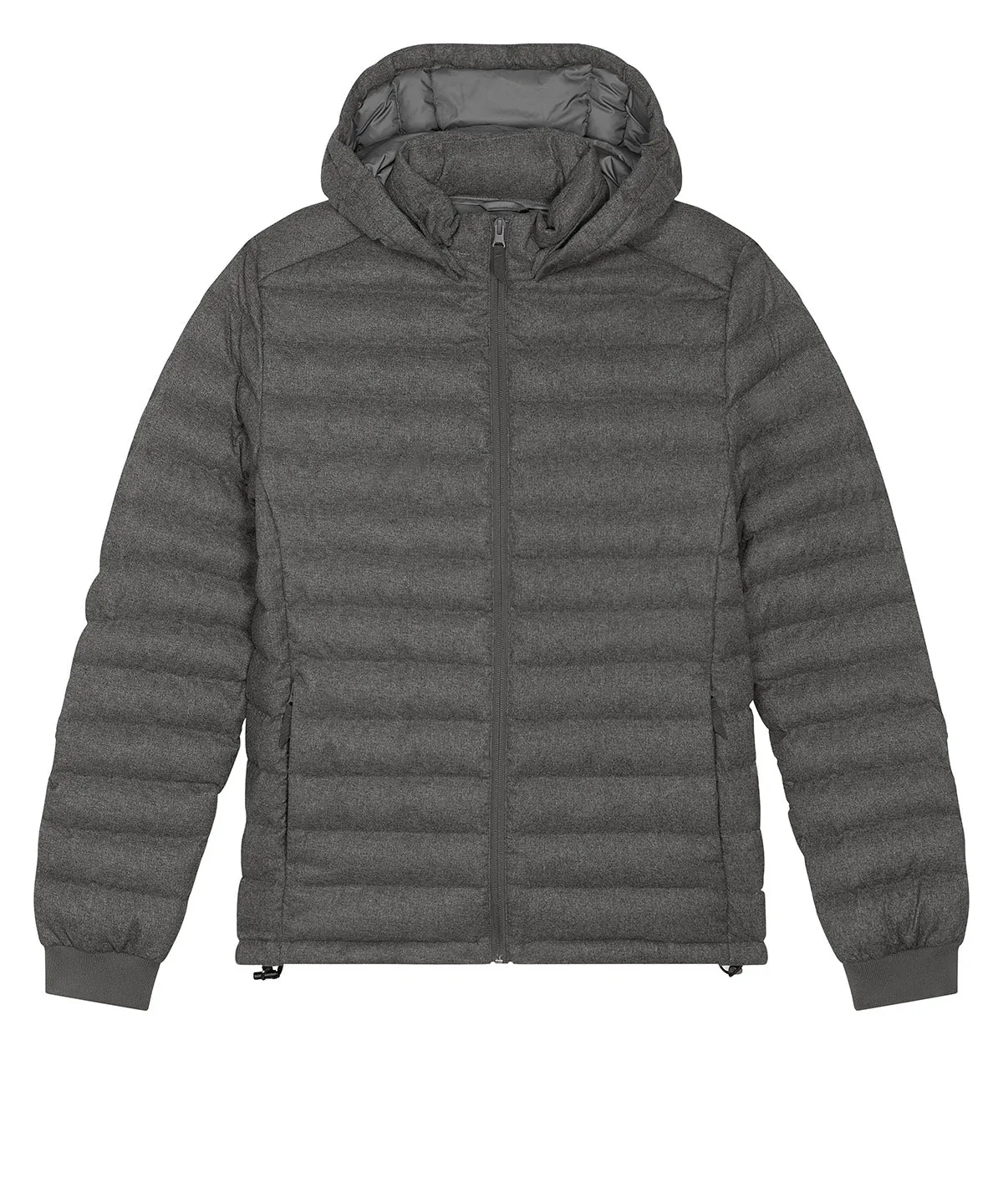 Deep Metal Heather Grey - Stanley Voyager wool-like jacket (STJM889)