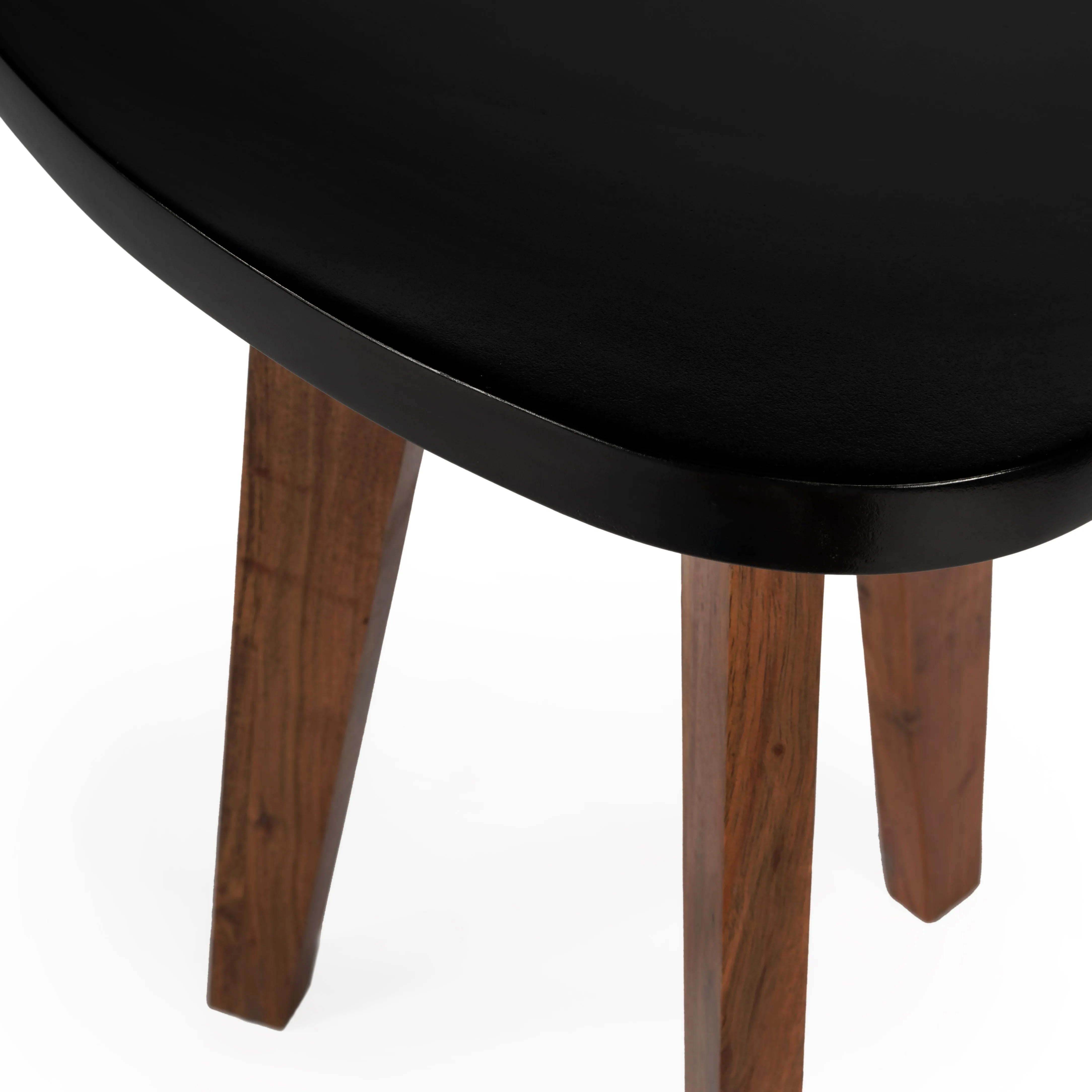 Del Mar Contemporary Side Table in Black  3303295