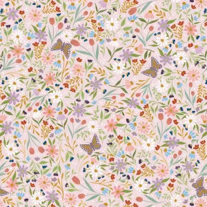 Delicate Floral Gift Wrap