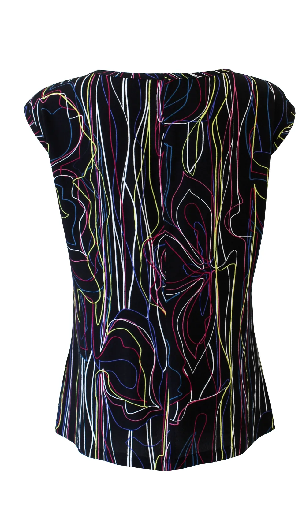 DELLA Neon Lines Blouse