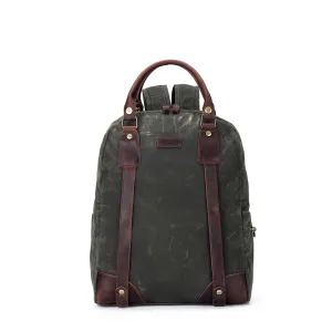 della Q Maker's Canvas Backpack - Olive