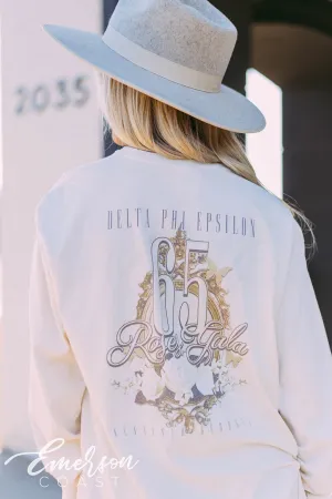 Delta Phi Epsilon Roses Gala Long Sleeve T-shirt