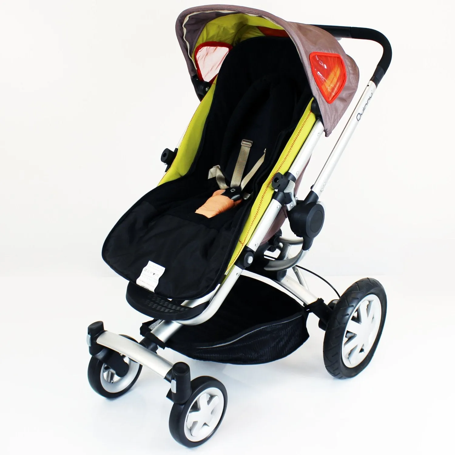 Deluxe 2in1 Universal Black Footmuff & Headhugger To Fit Joie Nitro LX