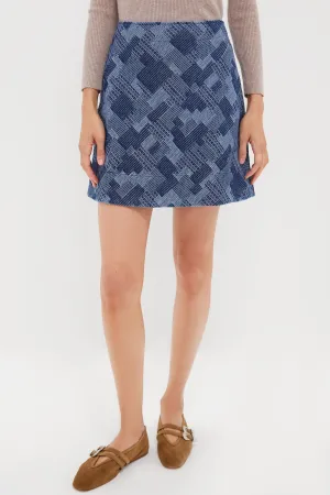 Denim Patchwork Meg Mini Skirt