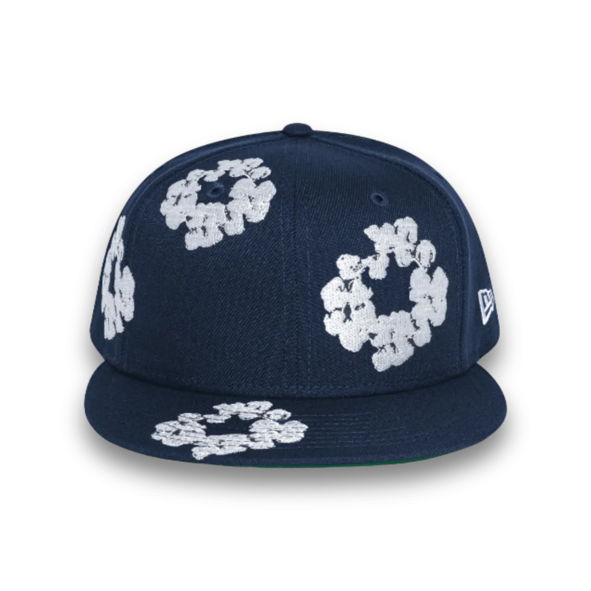 Denim Tears New Era Cotton Wreath Hat 59/50 - Navy