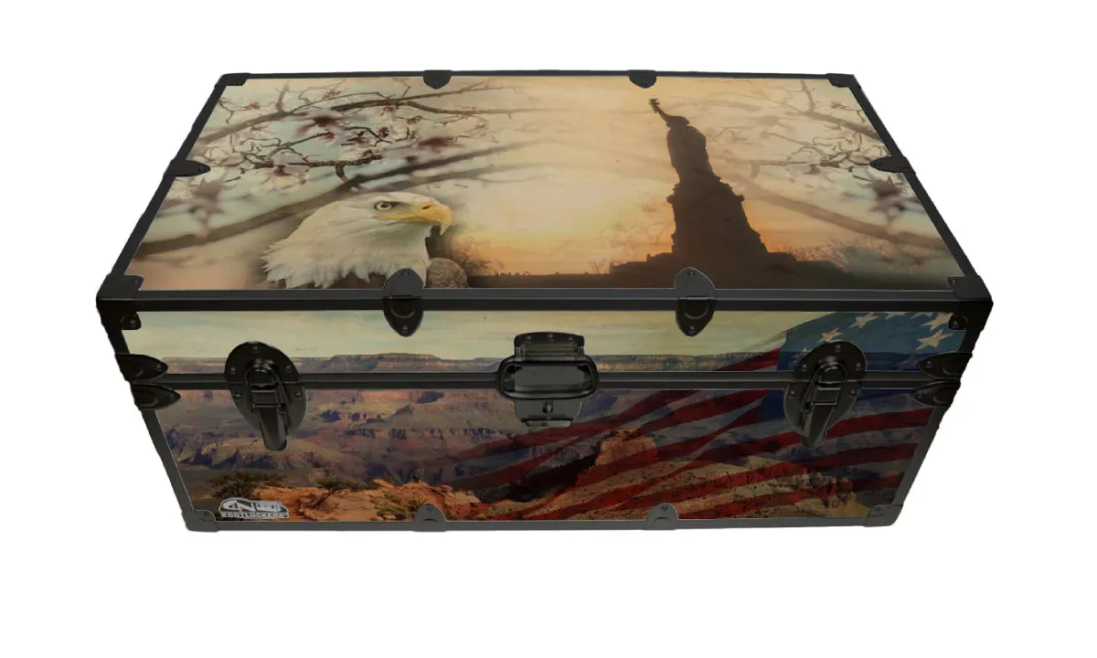 Designer Trunk - American Scenery - 32x18x13.5"