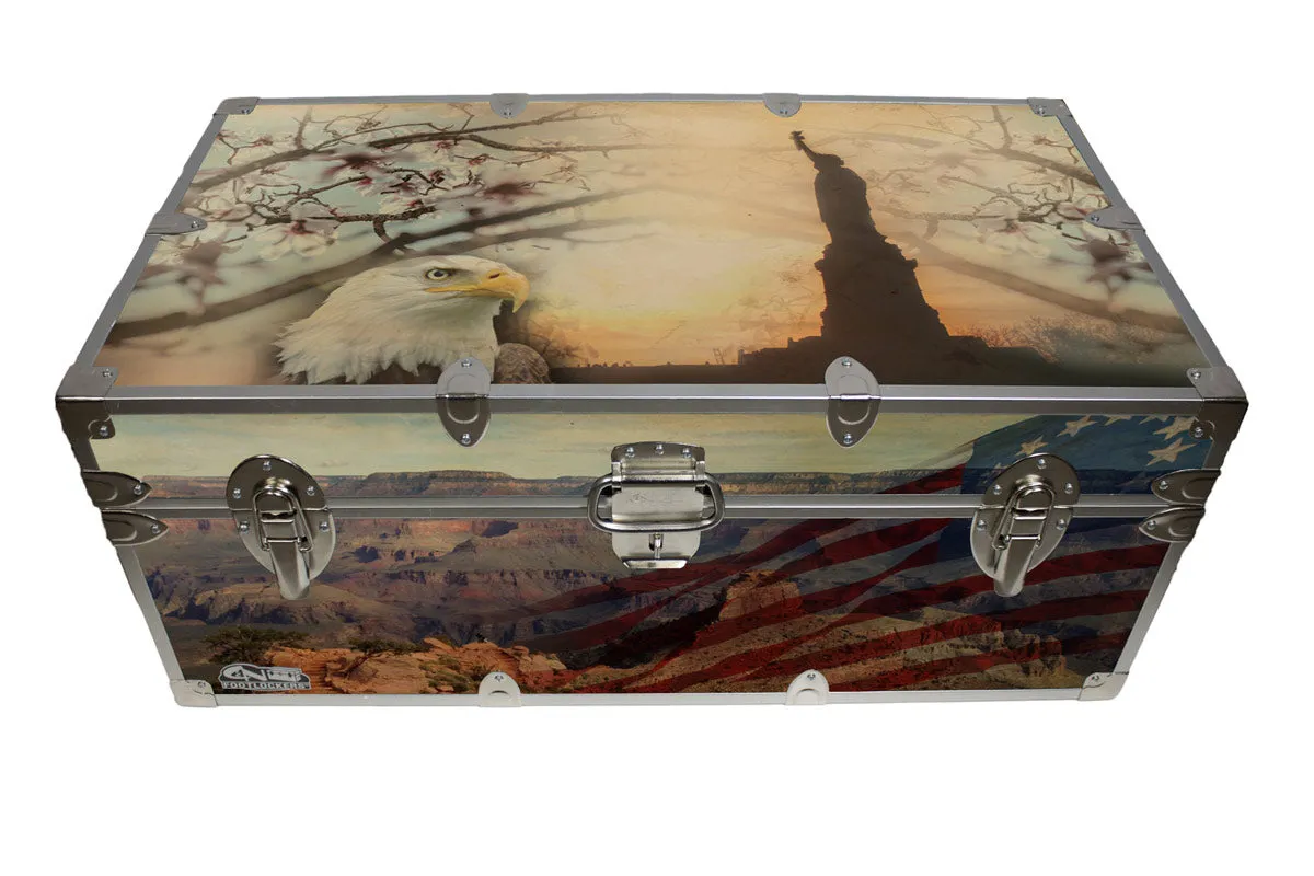 Designer Trunk - American Scenery - 32x18x13.5"