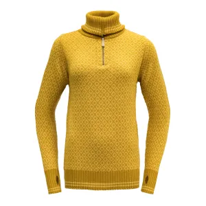 Devold Slogen Woman Zip Neck Arrowwood | Buy Devold Slogen Woman Zip Neck Arrowwood here | Outnorth
