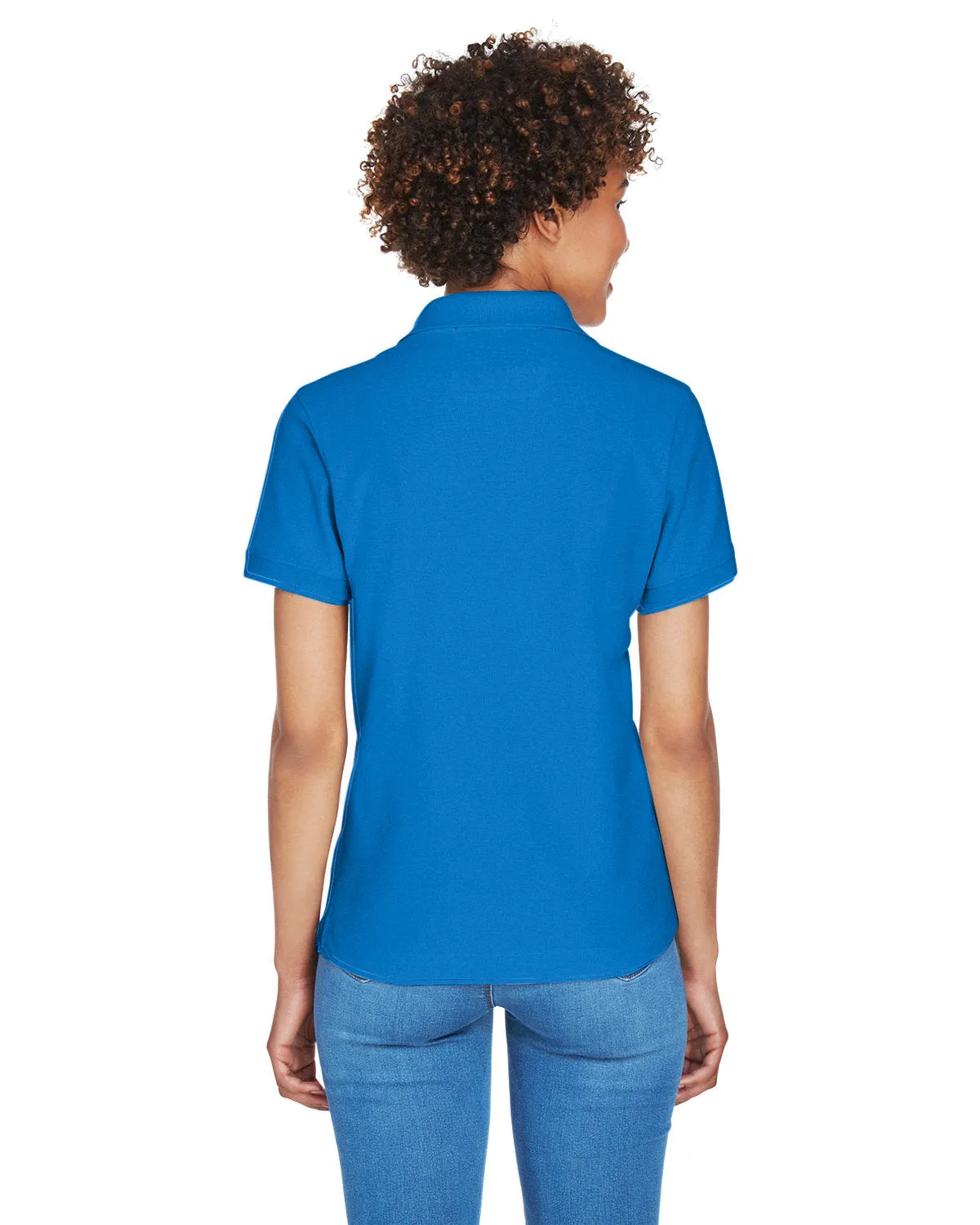 Devon & Jones Ladies' Pima Piqué Y-Collar Polo