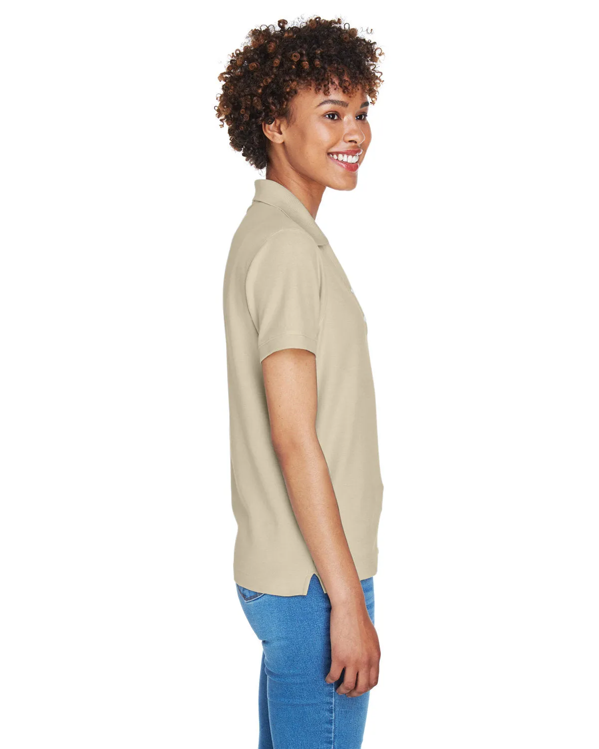 Devon & Jones Ladies' Pima Piqué Y-Collar Polo