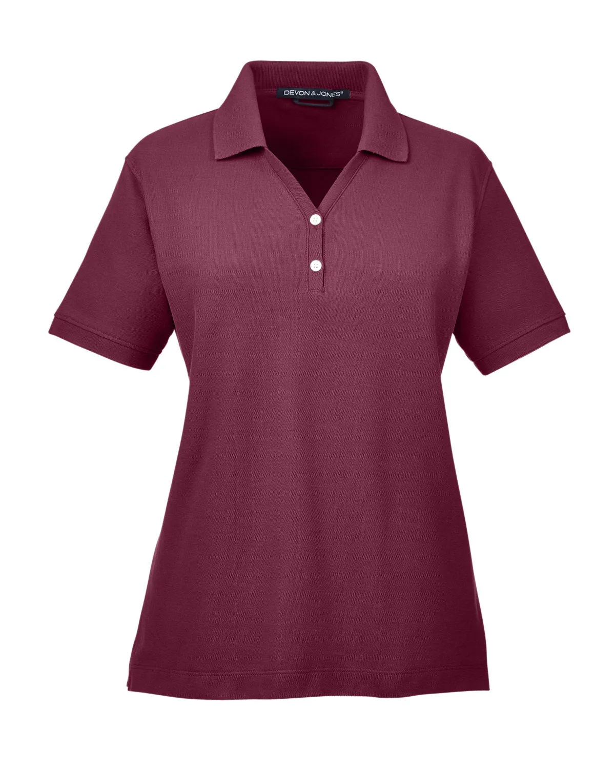 Devon & Jones Ladies' Pima Piqué Y-Collar Polo