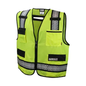 DEWALT DSV621 Class 2 Standard Surveyor Vest ANSI / ISEA 107 Hi Vis