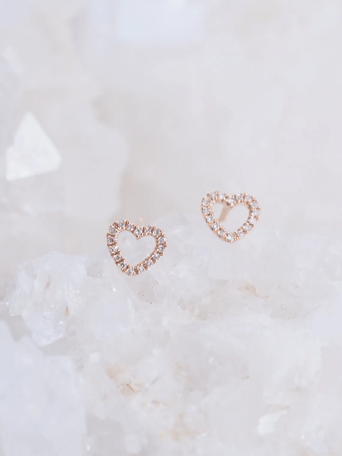 Diamond Cherish Earrings | 14K Gold