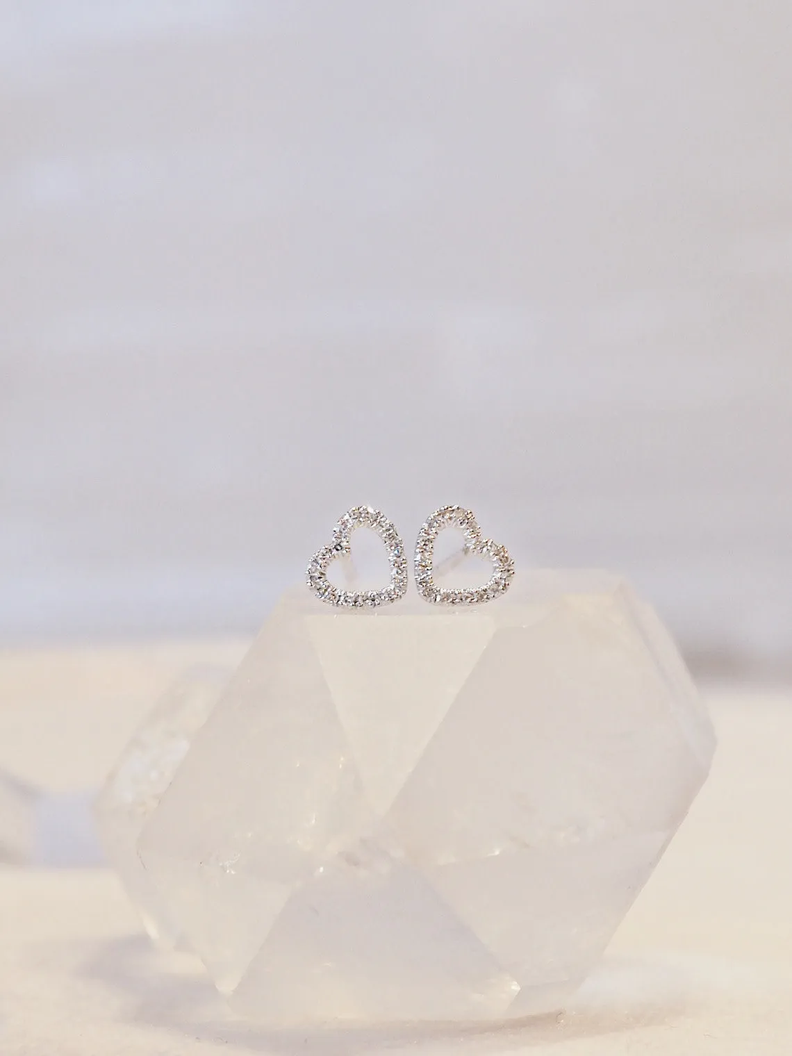 Diamond Cherish Earrings | 14K Gold