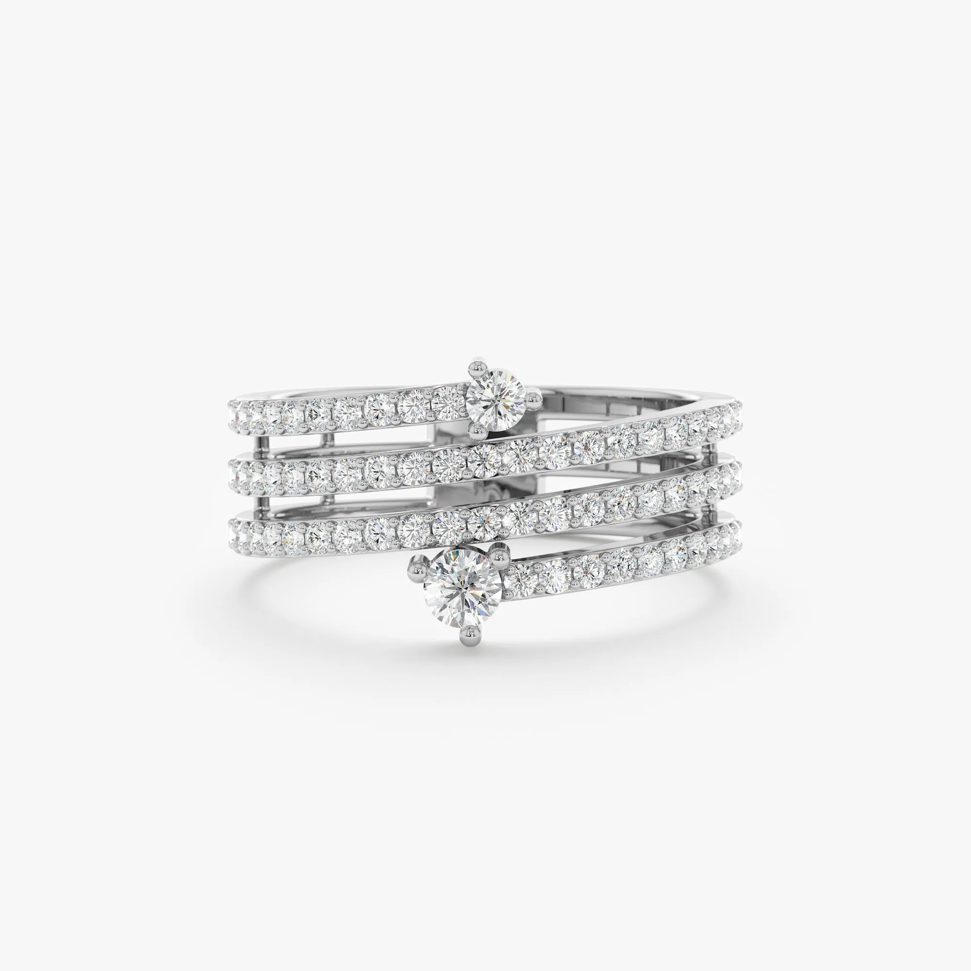 Diamond Coil Ring, Naia