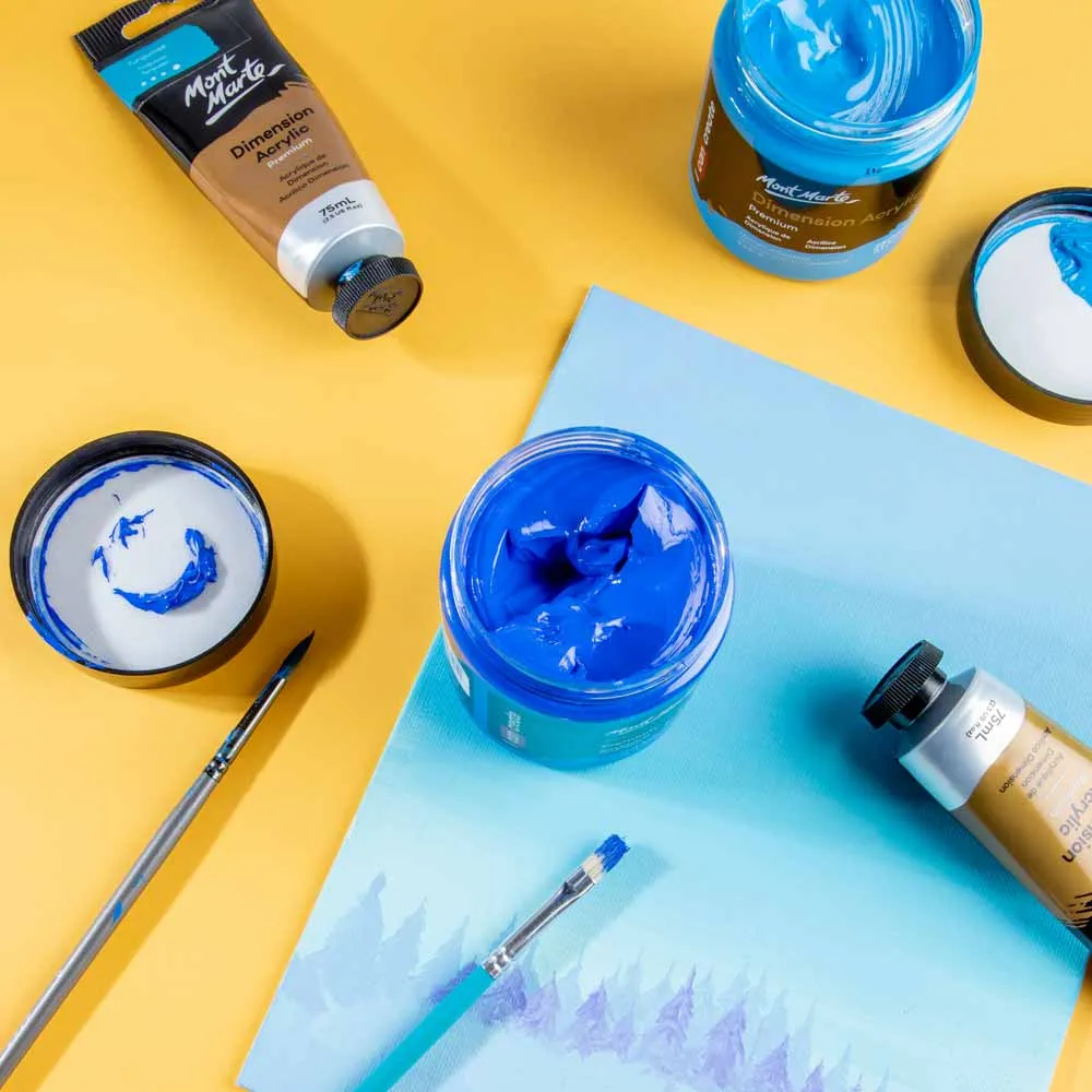 Dimension Acrylic Premium 250ml (8.5 US fl.oz) - Cobalt Blue
