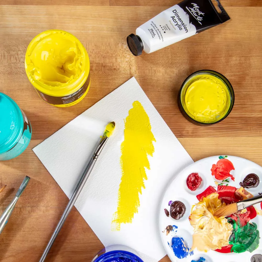 Dimension Acrylic Premium 250ml (8.5 US fl.oz) - Lemon Yellow