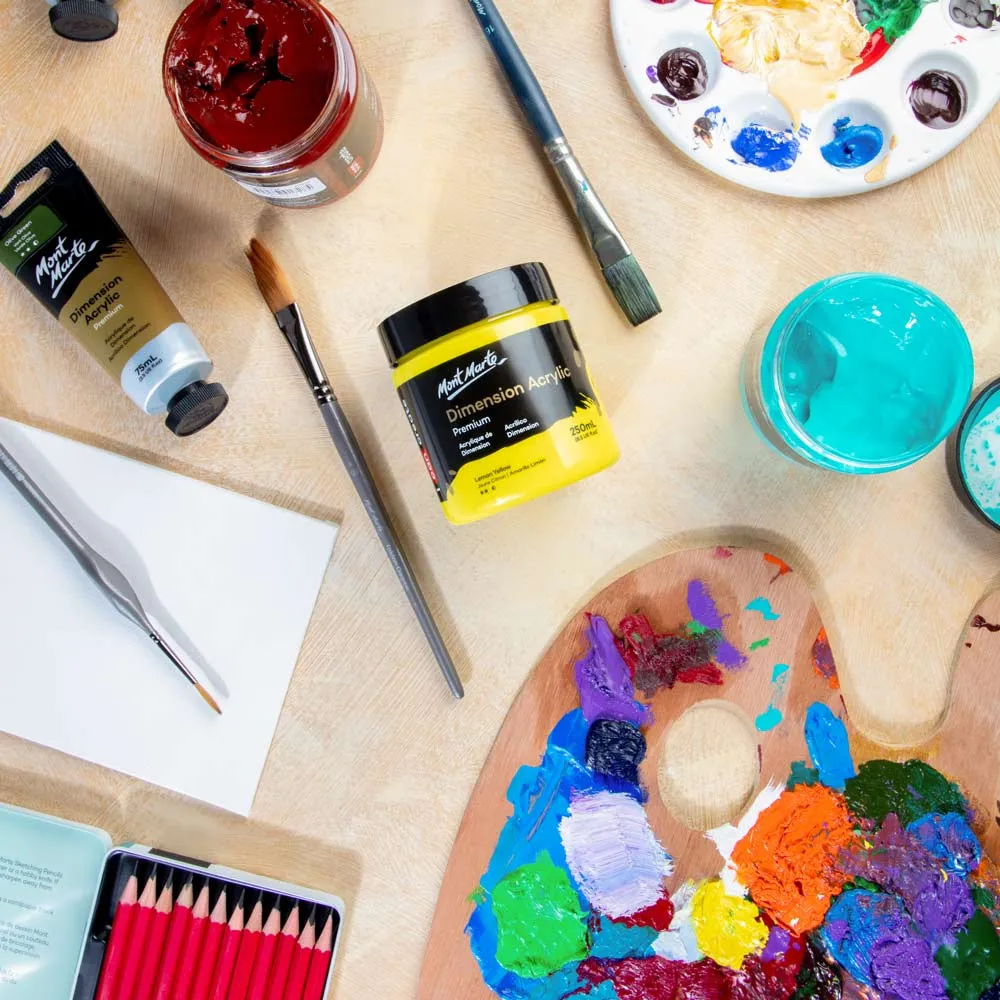 Dimension Acrylic Premium 250ml (8.5 US fl.oz) - Lemon Yellow