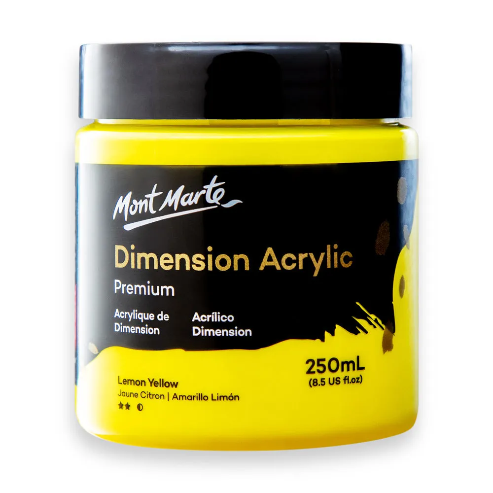 Dimension Acrylic Premium 250ml (8.5 US fl.oz) - Lemon Yellow
