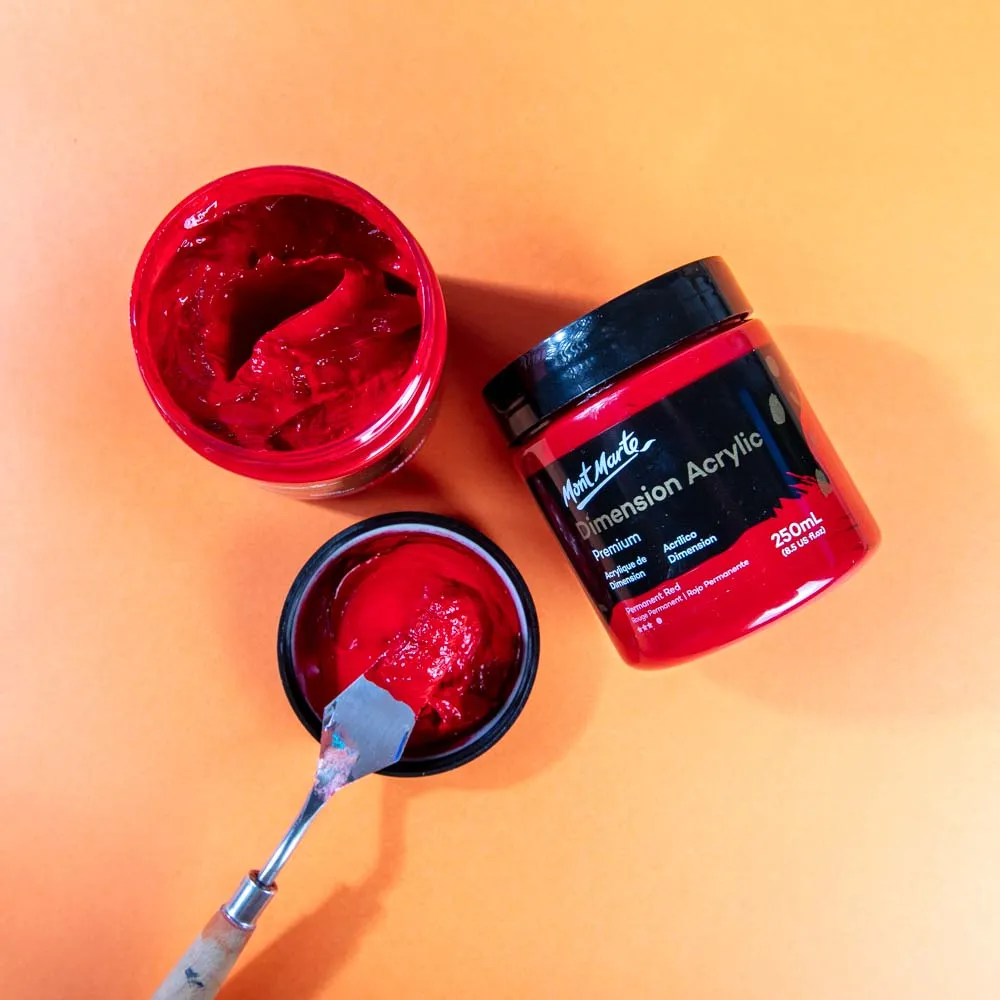 Dimension Acrylic Premium 250ml (8.5 US fl.oz) - Permanent Red
