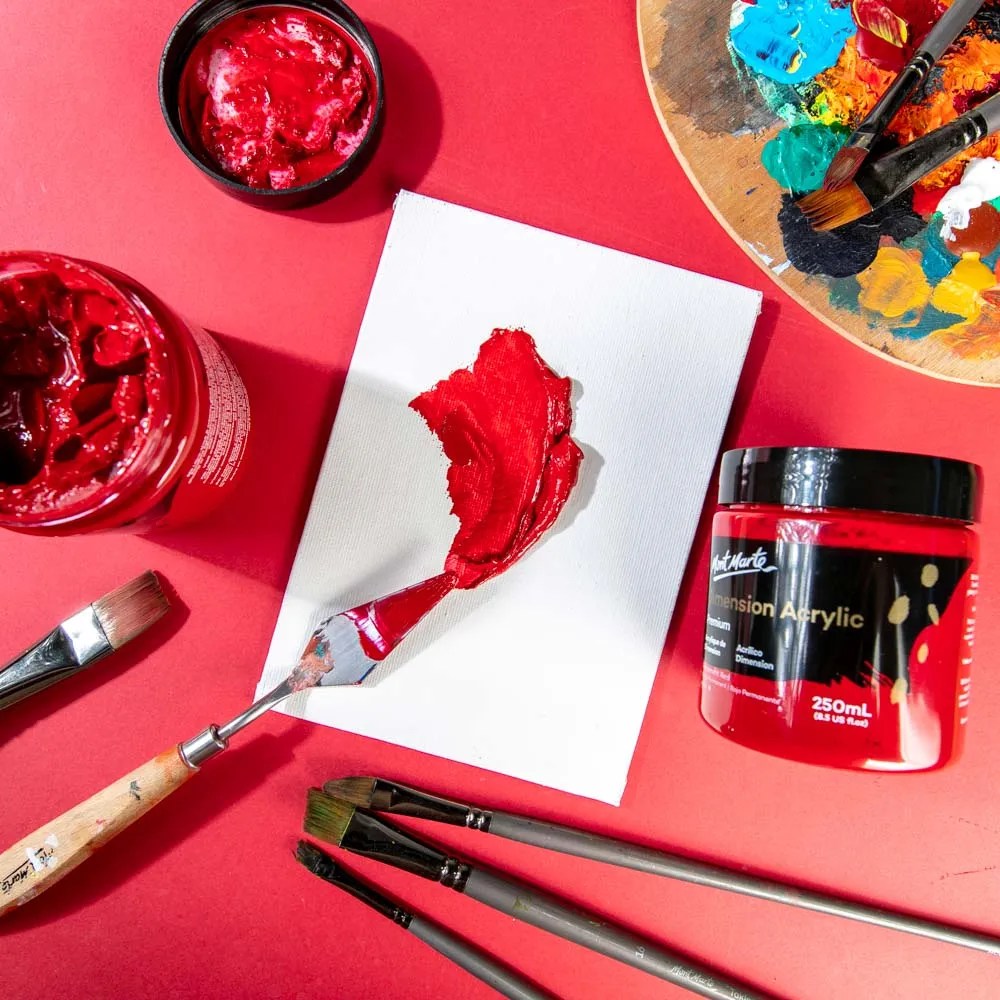 Dimension Acrylic Premium 250ml (8.5 US fl.oz) - Permanent Red