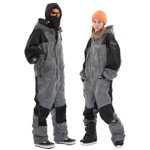 DIMITO MERCURY SNOW JUMPSUIT-REFLECTIVE CAMO GREY