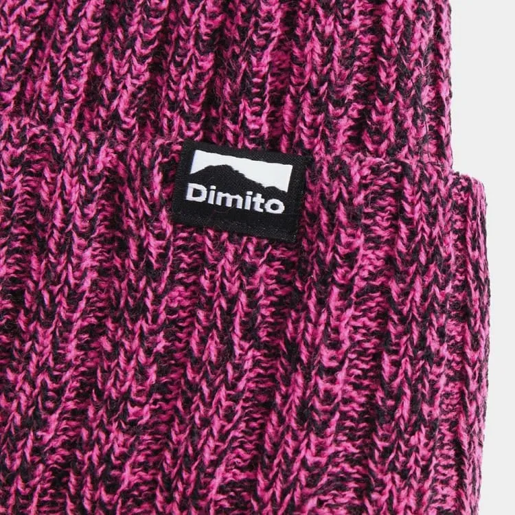 Dimito Mix Knit Beanie-PINK