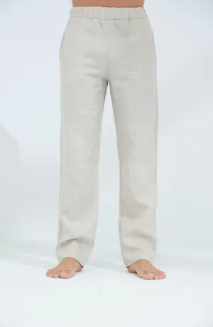 Ditta Men's Linen Pants Beige
