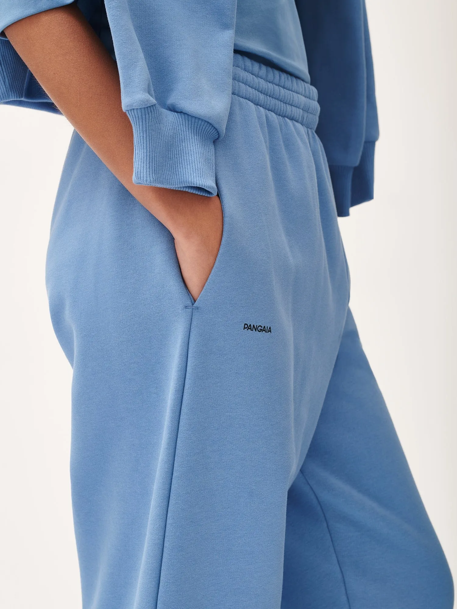 DNA Barrel-Leg Track Pants—summit blue