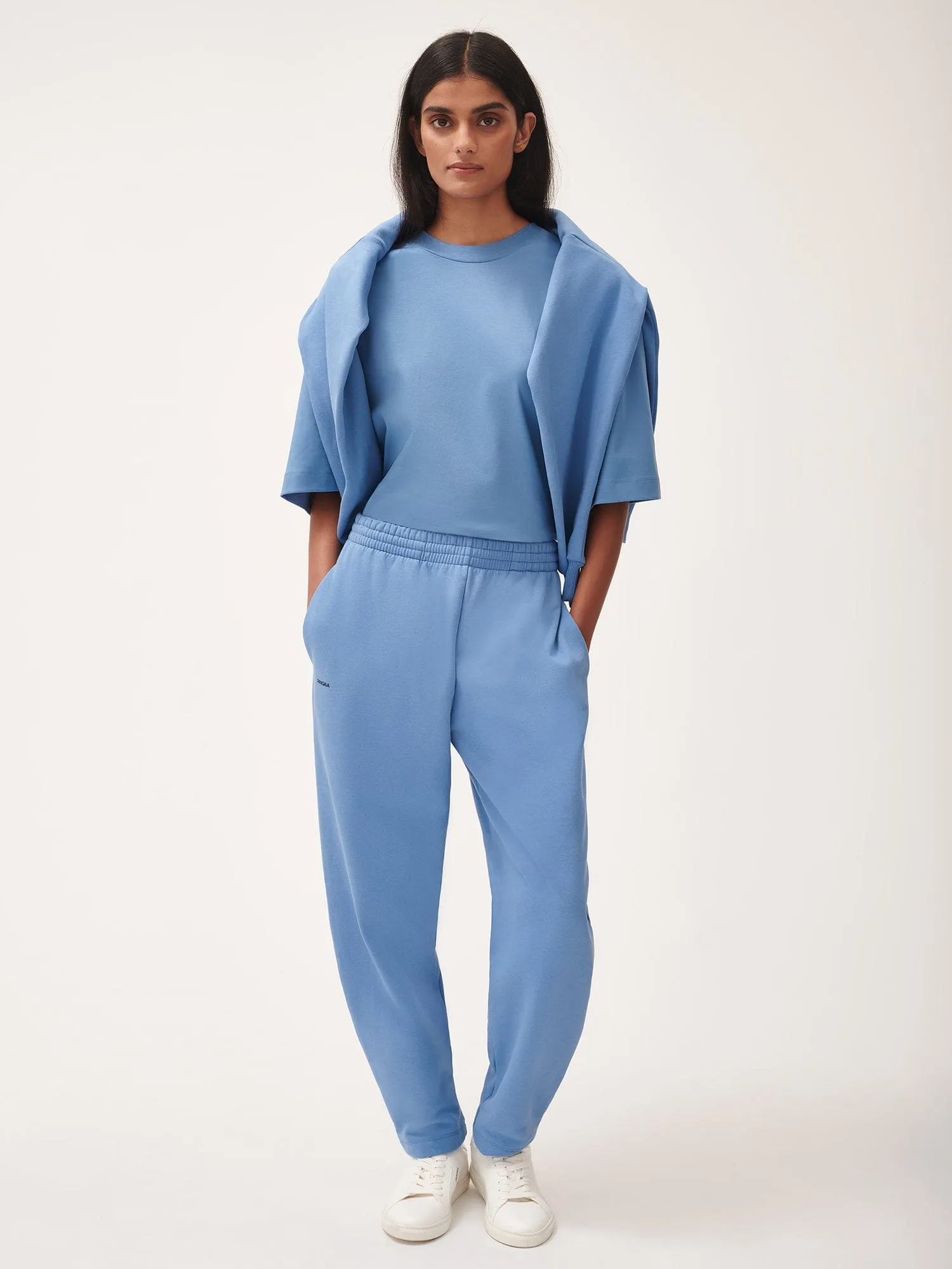 DNA Barrel-Leg Track Pants—summit blue