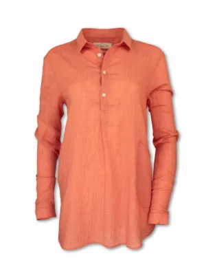 Dobby Double Pocket Tunic in Sunset | Sunset
