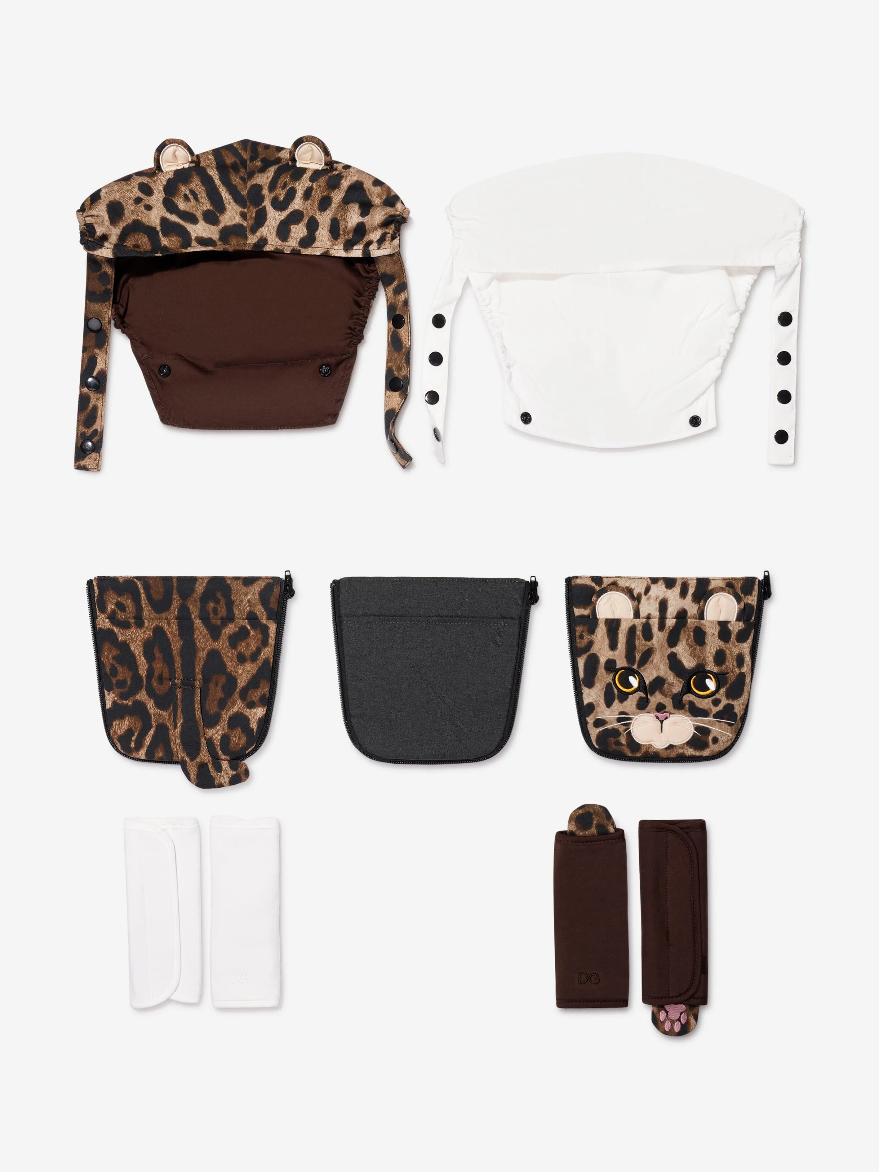 Dolce & Gabbana Baby Leopard Carrier in Brown