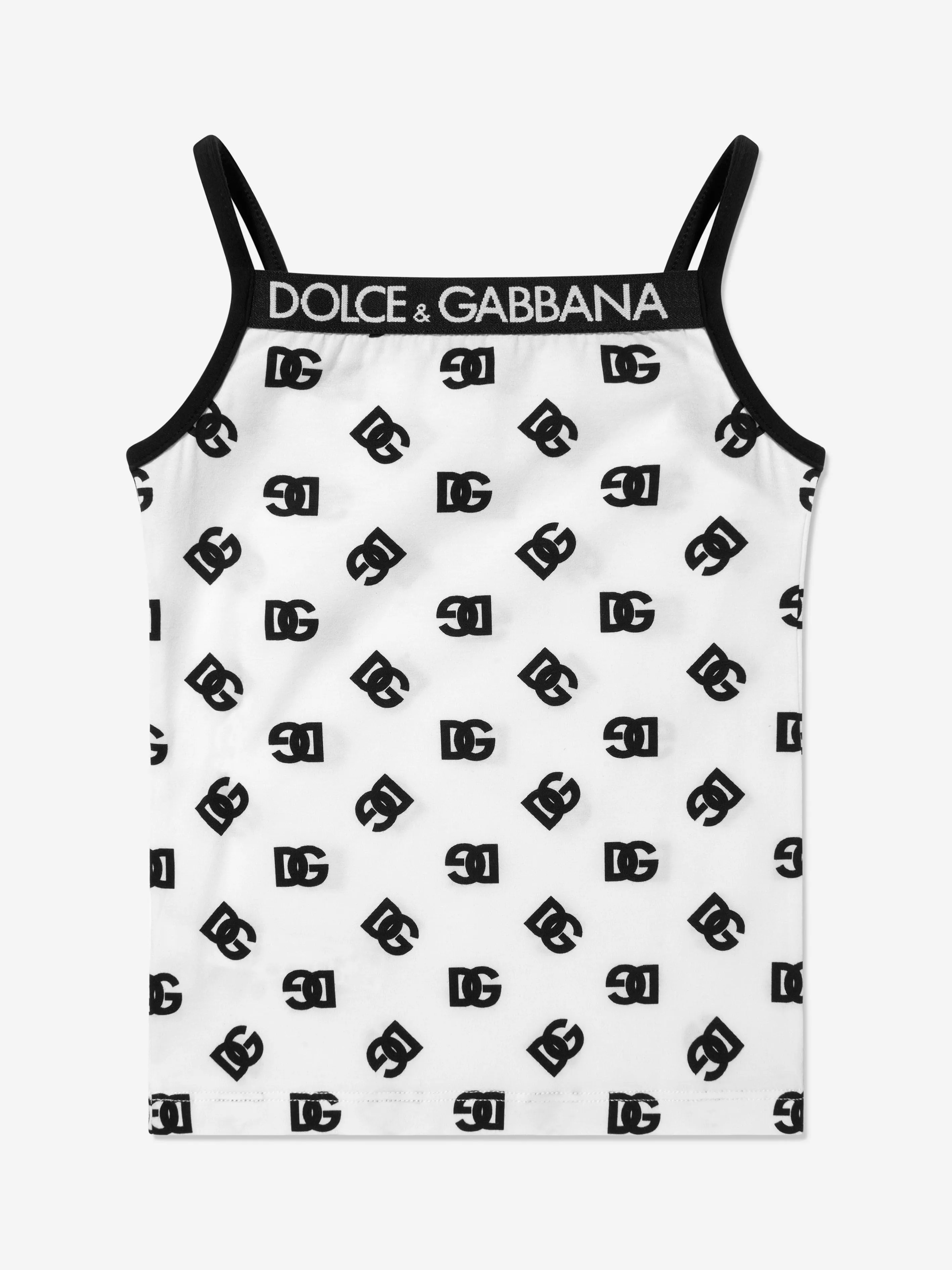 Dolce & Gabbana Girls Logo Print Vest