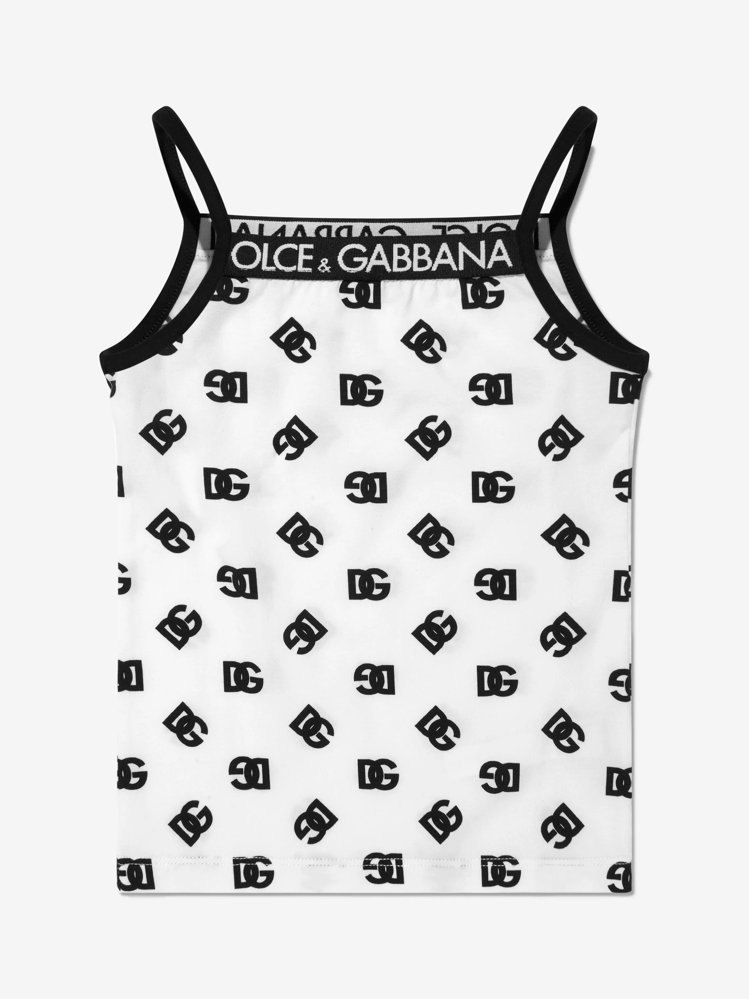 Dolce & Gabbana Girls Logo Print Vest