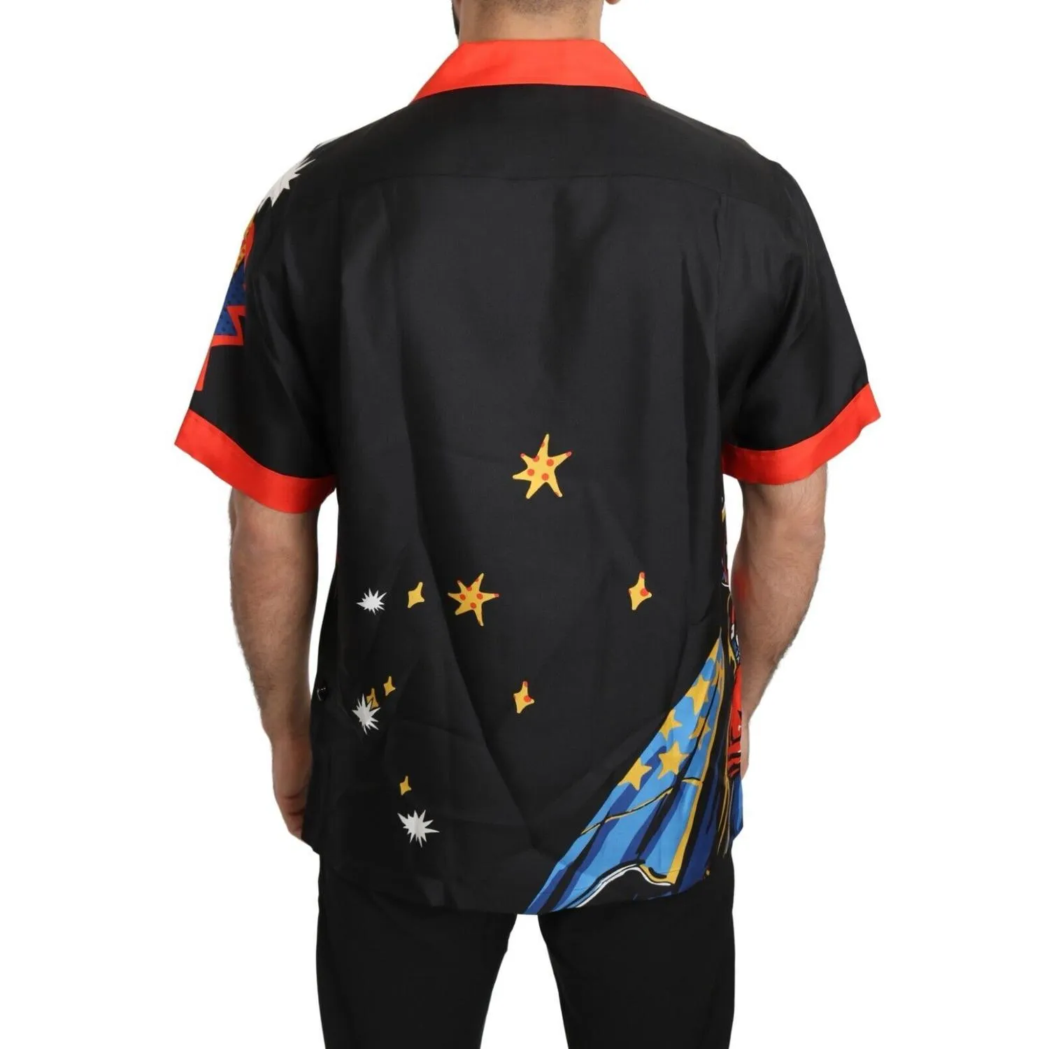 Dolce & Gabbana Multicolor Silk Casual Elegance Shirt